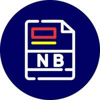 nb kreativ Symbol Design vektor