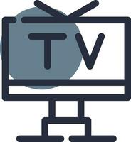 TV-kreatives Icon-Design vektor