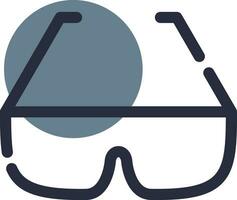 Brille kreatives Icon-Design vektor