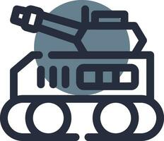 Tank kreatives Icon-Design vektor