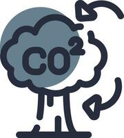 co2 kreativ Symbol Design vektor