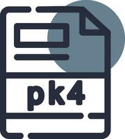 pk4 kreativ ikon design vektor