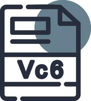 vc6 kreativ ikon design vektor