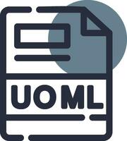 uoml kreativ Symbol Design vektor