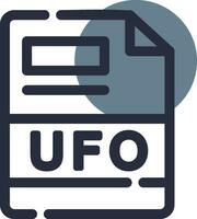 UFO kreativ Symbol Design vektor