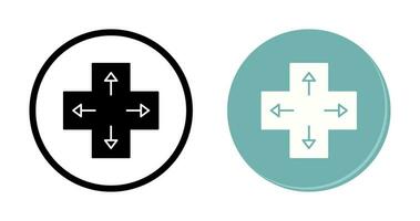 eindeutiges Richtungstasten-Vektorsymbol vektor