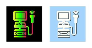 Vektorsymbol für Ultraschallgerät vektor