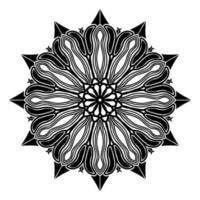 Motiv Mandala Design für Flourish Spirit stilisierten Hintergrund vektor