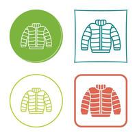 vinter- kläder vektor ikon