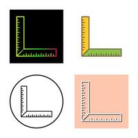 quadratisches Lineal-Vektorsymbol vektor