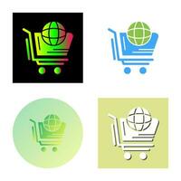 World-Shopping-Vektor-Symbol vektor