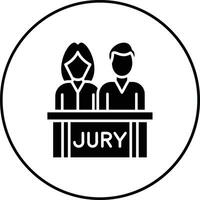 Jury-Vektor-Symbol vektor