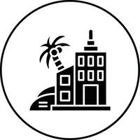 Wüste Resort Vektor Symbol