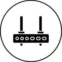 Modem-Vektor-Symbol vektor