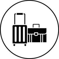 bagage vektor ikon