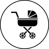 Kinderwagen-Vektor-Symbol vektor