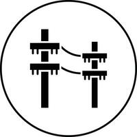 elektrisch Pole Vektor Symbol