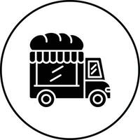 Bäckerei-LKW-Vektor-Symbol vektor