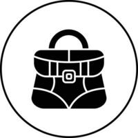 Handtaschen-Vektor-Symbol vektor