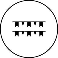 Girlanden-Vektor-Symbol vektor