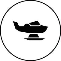 Wasserflugzeug Vektor Symbol