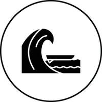 Surfen-Vektor-Symbol vektor