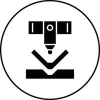 Biegen Maschine Vektor Symbol