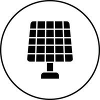 Vektorsymbol für Solarpanel vektor