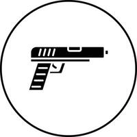 polis pistol vektor ikon