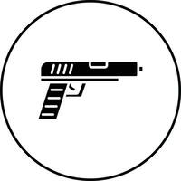 Polizei Gewehr Vektor Symbol