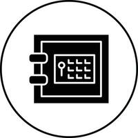 Safebox-Vektorsymbol vektor