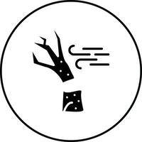 Baum gebrochen Vektor Symbol