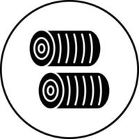 Heu Ballen Vektor Symbol