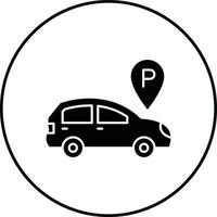 Parkplatz-Vektor-Symbol vektor