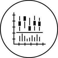 Leuchter Diagramm Vektor Symbol