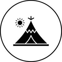 Wüste Tipi Vektor Symbol