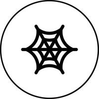 Spinnennetz-Vektorsymbol vektor