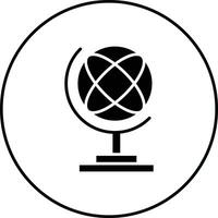 Globus Stand Vektor Symbol