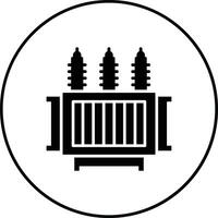 Leistung Transformator Vektor Symbol