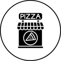 Pizza Geschäft Vektor Symbol