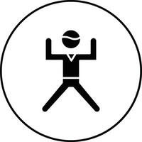 Person ausüben Vektor Symbol