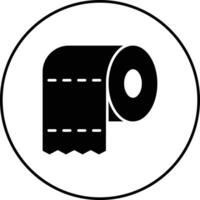 Toilettenpapier-Vektorsymbol vektor