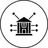 Bankwesen Netzwerk Vektor Symbol
