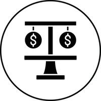 Währung Balance Vektor Symbol