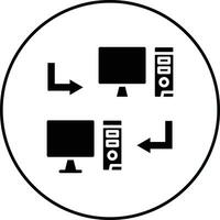 geteilt Systeme Vektor Symbol