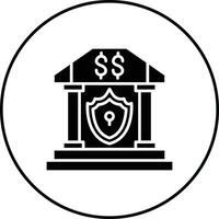 Bank Sicherheit Vektor Symbol