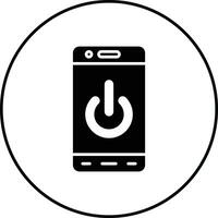 Handy, Mobiltelefon Leistung Vektor Symbol