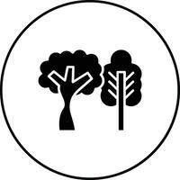 laubabwerfend Baum Vektor Symbol