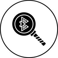Bluetooth suchen Vektor Symbol
