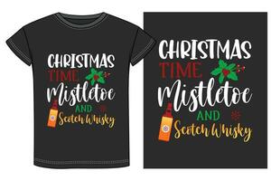 Weihnachten Trinken Party T-Shirt Design vektor